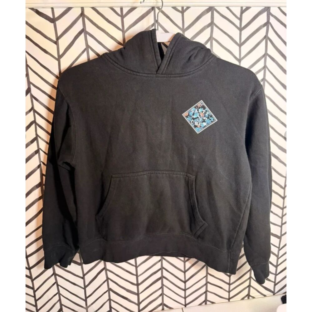 Salty Crew Black Pullover Logo Hoodie Youth Large 5051